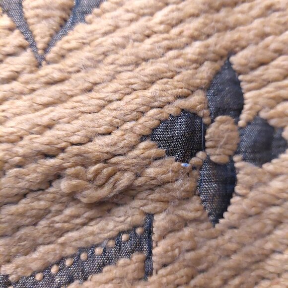 Louis Vuitton LV Camel Tan/Light Brown Gray Monogram Logomania Scarf Pre-Owned - Picture 12 of 16